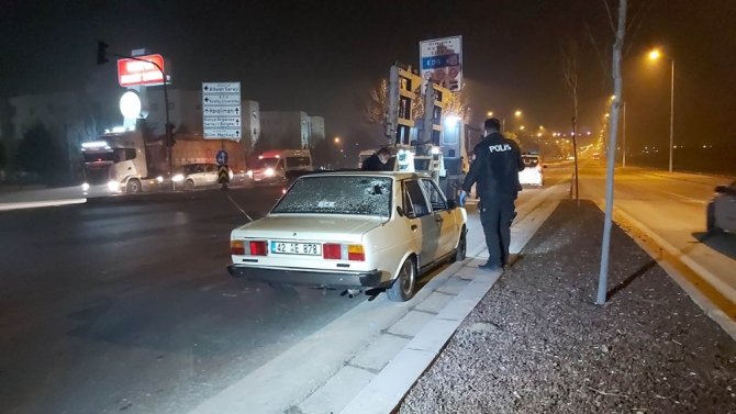 Konya'da alkollü ve ehliyetsiz sürücü polisten 60 kilometre boyunca kaçtı!