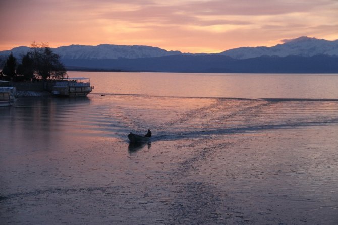 Beyşehir Gölü’nde görsel şölen