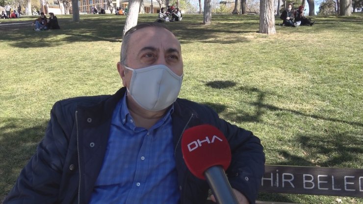 Konya'da sıcak hava koronavirüsü unutturdu