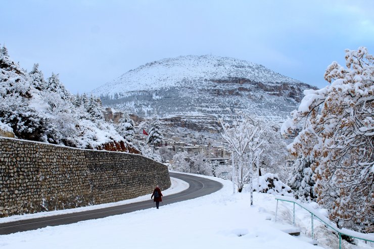 Ermenek'te kar kalınlığı, 35 santime ulaştı