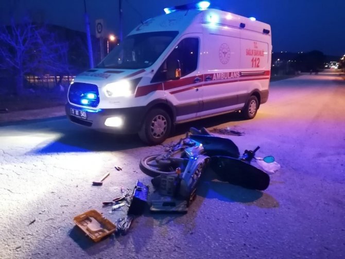 Trafik kazası: 1 yaralı