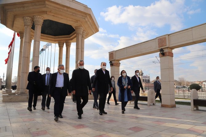 Başkanlar Konya’nın tarihi dokusuna ve şehirciliğine hayran kaldı