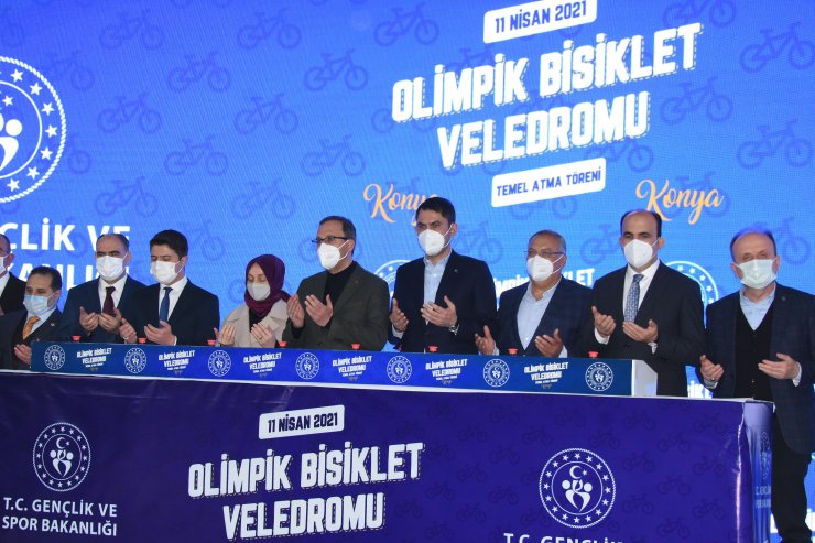 Konya'da Türkiye'nin ilk olimpik veledromunun temeli atıldı
