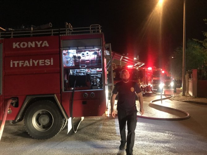Konya'da lokantada gece vakti bomba gibi patlama!