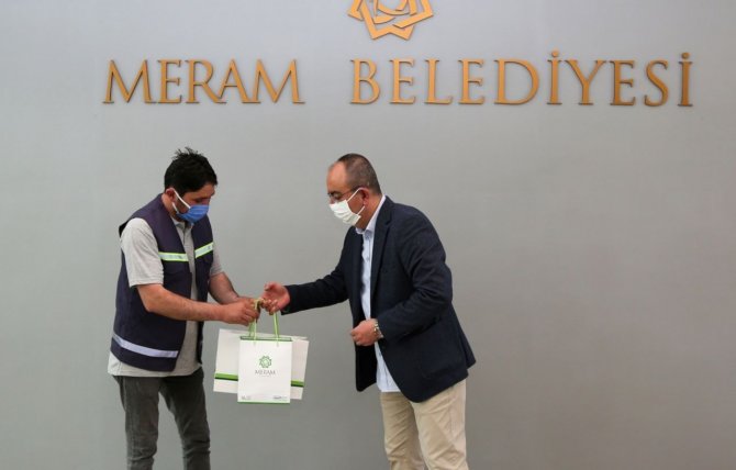 Konya'da temizlik görevlisi davranışıyla takdir topladı