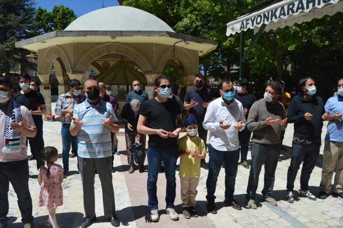 Konya, Karaman, Aksaray ve Afyonkarahisar'da Filistinli şehitler için gıyabi cenaze namazı kılındı