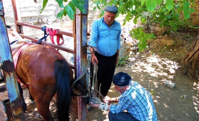 Yarım asırlık nalbant, son çivileri çakıyor