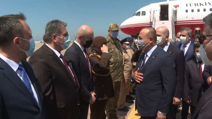 Bakan Çavuşoğlu Libya’da mevkidaşıyla görüştü