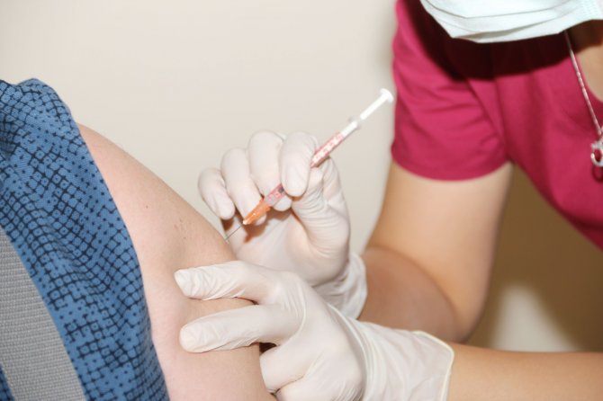 Konya OSB’de yerinde aşı uygulaması başladı