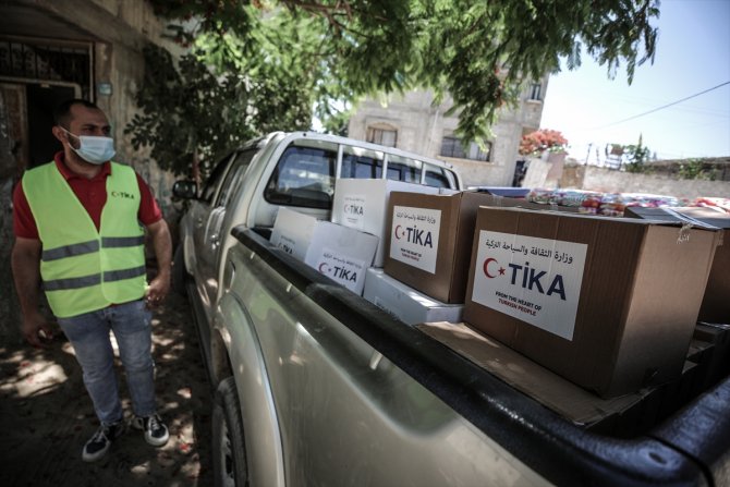 TİKA'nın Gazze Şeridi'ne yardımları sürüyor
