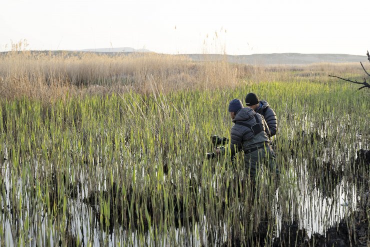 The vital veins of the dried Duden Lake appeared