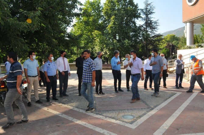 Başkan Akkaya belediye personeliyle bayramlaştı