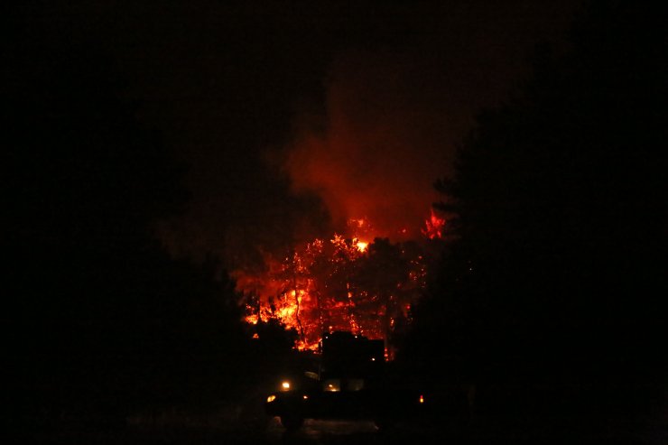 Manavgat'taki büyük yangın 5'inci gününde