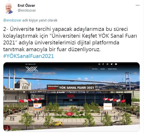 YÖK'ten üniversite tercihi yapacaklar için 'sanal fuar'