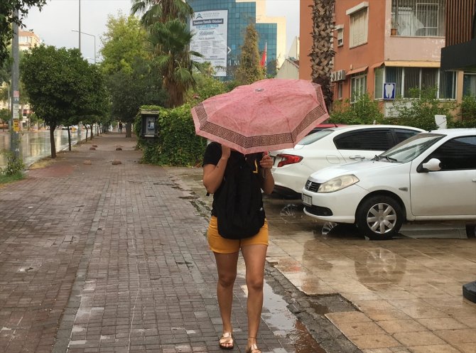 Antalya'da yağmur sevinci