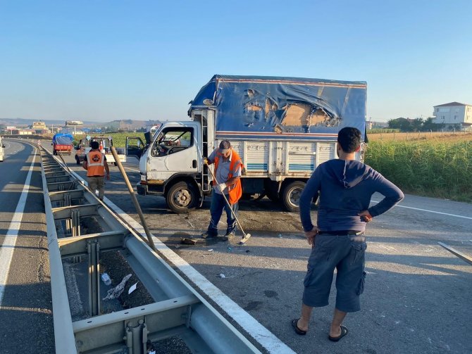 E-5’de trafiği kilitleyen kaza