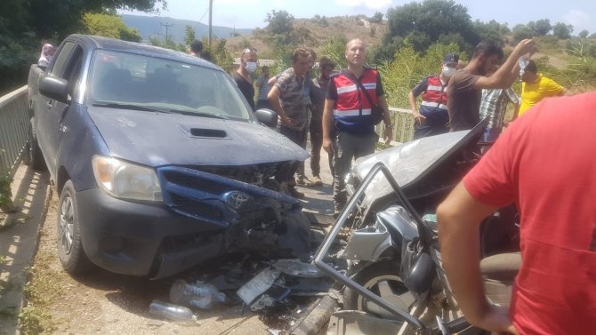 Trafik kazası 5 yaralı