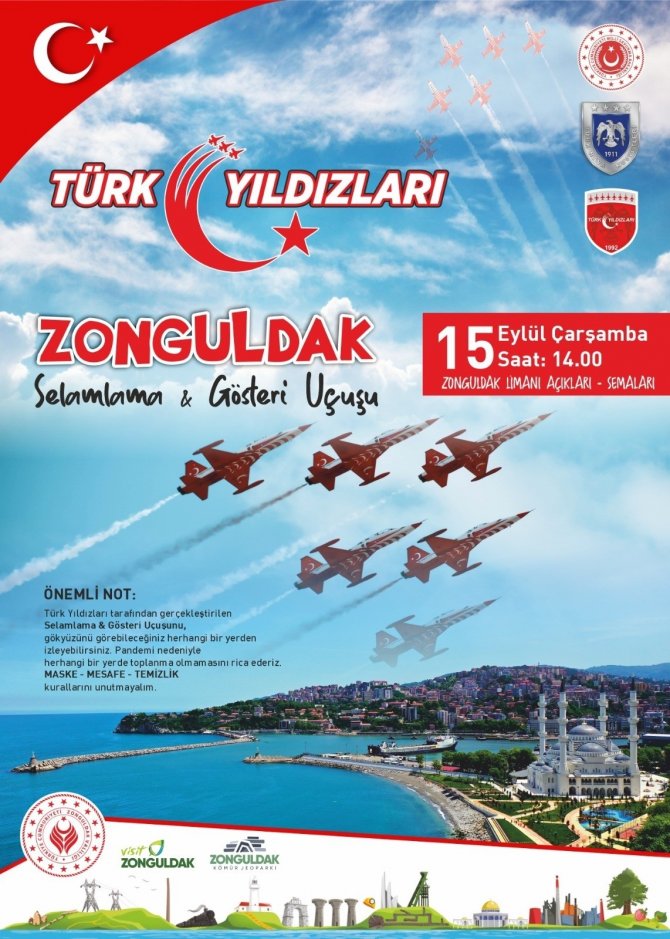 Türk Yıldızları Zonguldak’ta gösteri yapacak