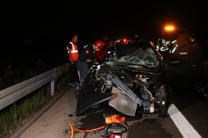 Kuzey Marmara Otoyolu’nda feci kaza: 1 ölü, 3 yaralı