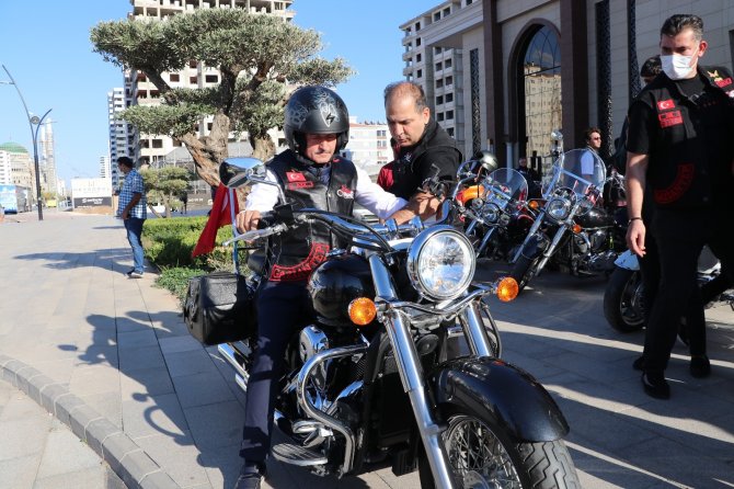 Gaziler için motosikletli şehir turu