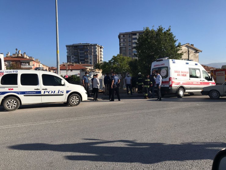 Konya'da metruk binada göçük: 1 yaralı