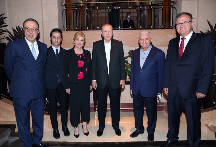 Erdoğan, Hırvatistan ve Bulgaristan Eski Cumhurbaşkanlarını kabul etti