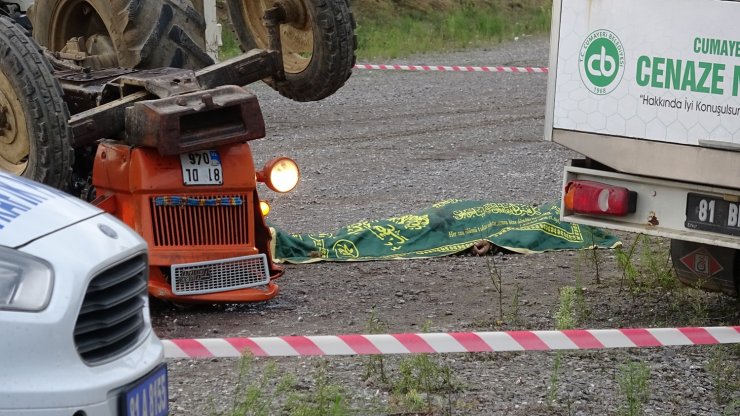 Traktörle drift atan gençler kaza yaptı: 1 ölü, 1 yaralı
