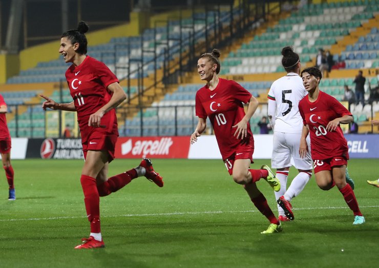 A Milli Kadın Futbol Takımı, Bulgaristan'ı 1-0 mağlup etti