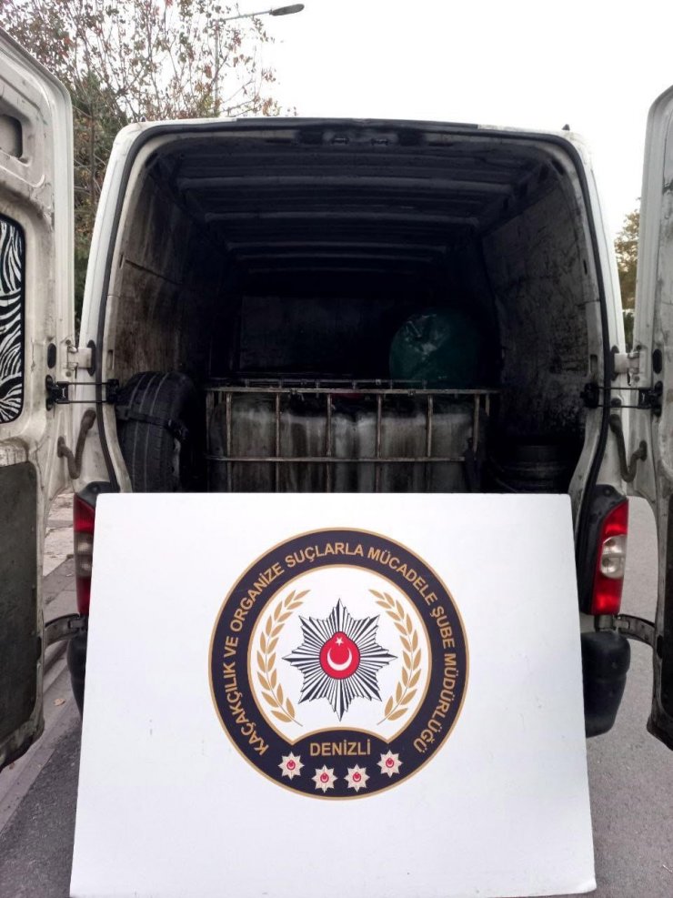 Denizli'de 8 bin 840 litre kaçak akaryakıt ele geçirildi