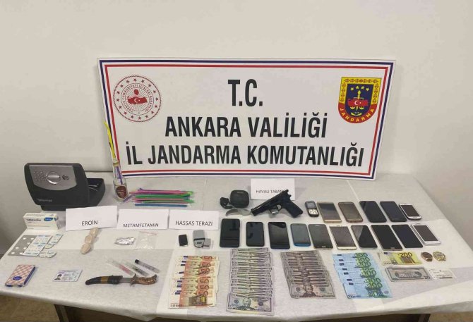 Ankara’da uyuşturucu operasyonu: 6 gözaltı