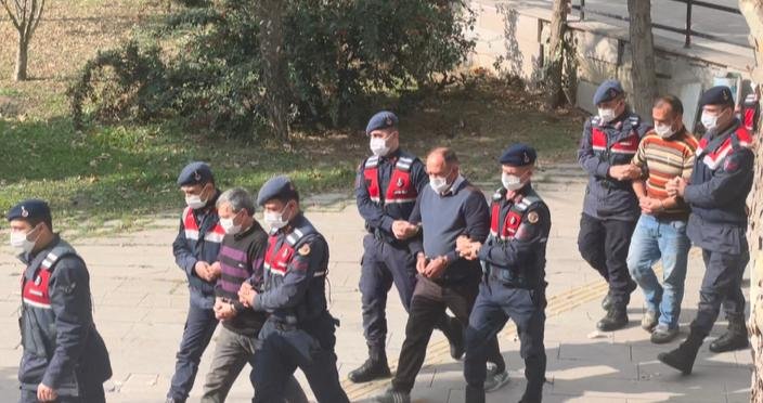 Bursa'da define ararken suçüstü yakalanan 4 kişi tutuklandı