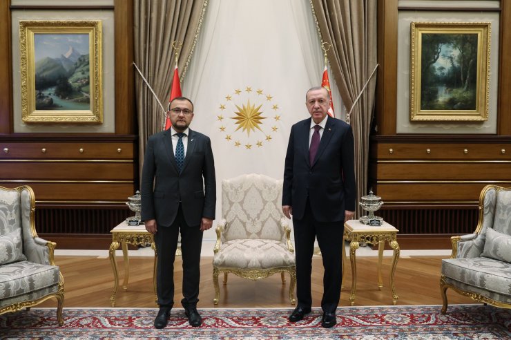 Cumhurbaşkanı Erdoğan, Moğolistan ve Ukrayna büyükelçilerinin güven mektuplarını kabul etti