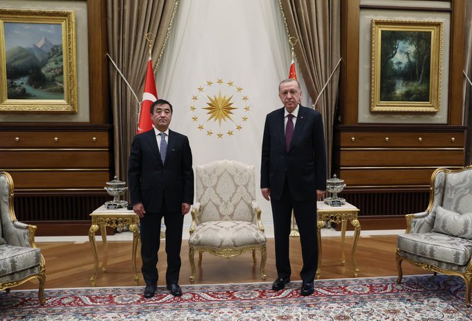 Cumhurbaşkanı Erdoğan, Moğolistan ve Ukrayna büyükelçilerinin güven mektuplarını kabul etti