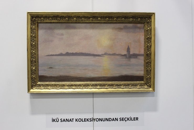 Üniversite öğrencilerinin 25 eseri Sanat ve Antika Fuarı’nda