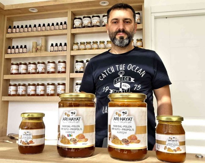 Kış geldi arı ürünlerine talep arttı