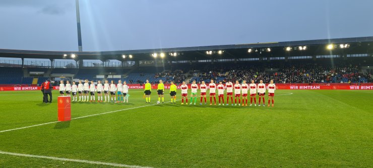 Kadın A Milli Futbol Takımı, Almanya'ya mağlup oldu