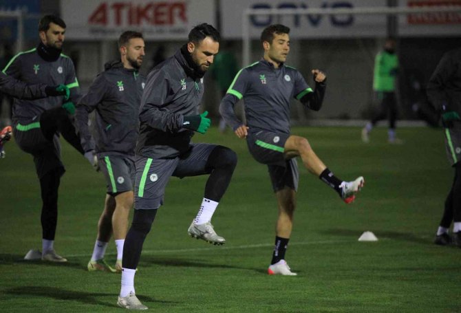 Konyaspor’da, Vanspor maçı hazırlıkları tamamlandı