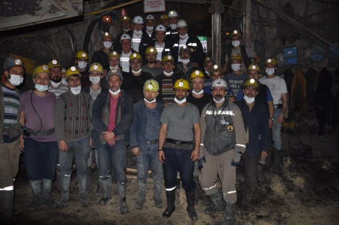 Milletvekili Özkan madende işçilerle buluştu