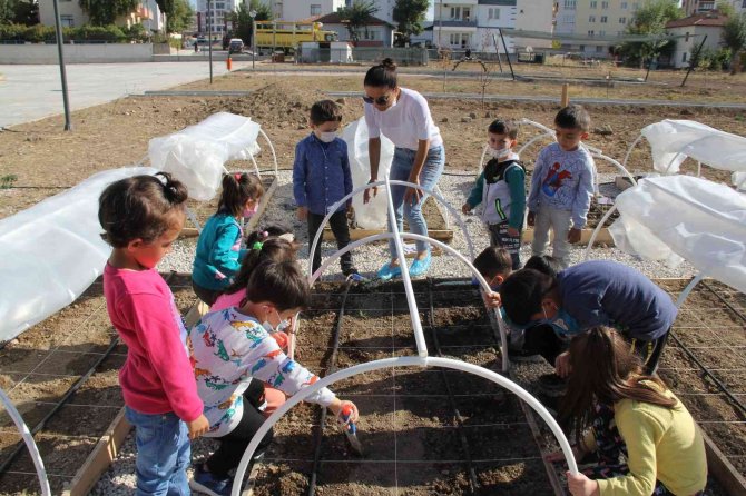 Bu okulda çocuklara hayvan ve doğa sevgisi aşılanıyor