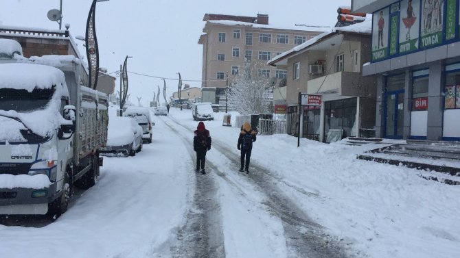 Karlıova’da kar kalınlığı 50 santime ulaştı, 30 köy yolu ulaşıma kapandı