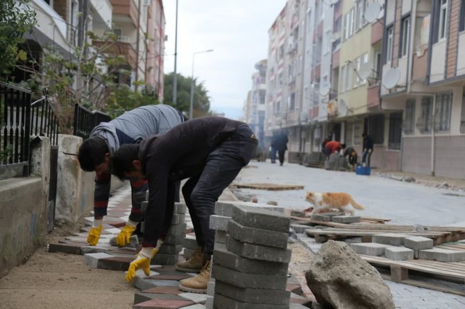 Baraj Caddesi yol düzenlemesi tamamlanıyor