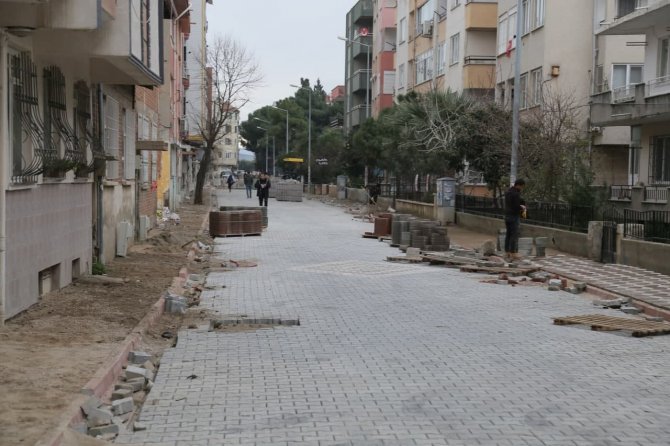 Baraj Caddesi yol düzenlemesi tamamlanıyor