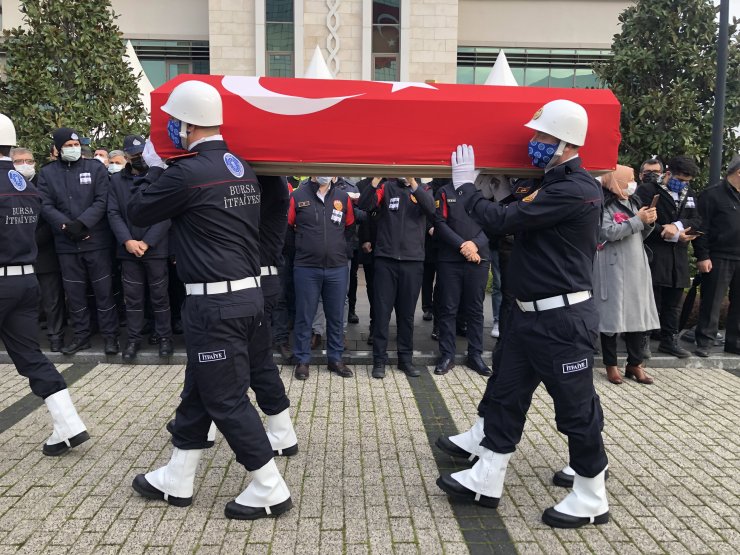 Kazada hayatını kaybeden 4 itfaiye personeli için tören düzenlendi