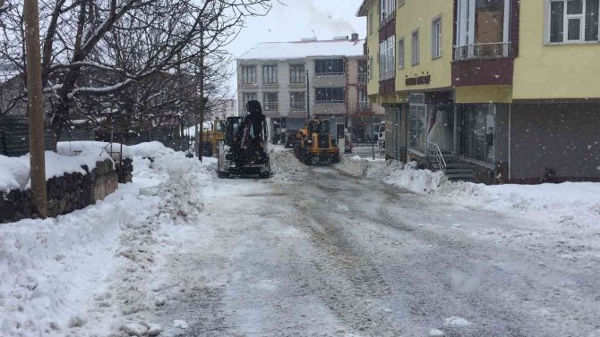 Karlar kamyonlarla kent dışına taşınıyor