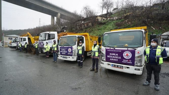 Karla mücadele için 500 kişilik ekip görevlendirildi