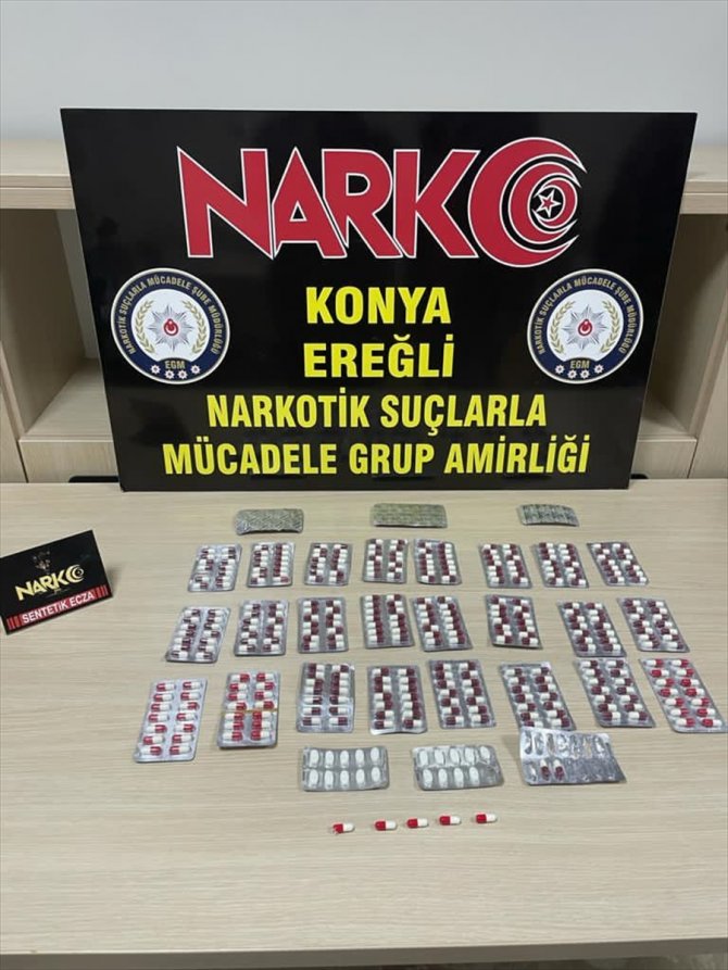 Konya'da uyuşturucu operasyonunda 12 zanlı yakalandı