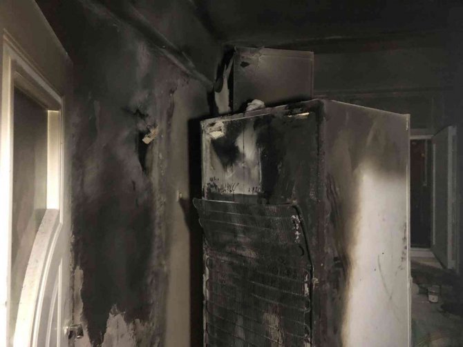 Ev yangını: 6 kişilik aile ölümden döndü