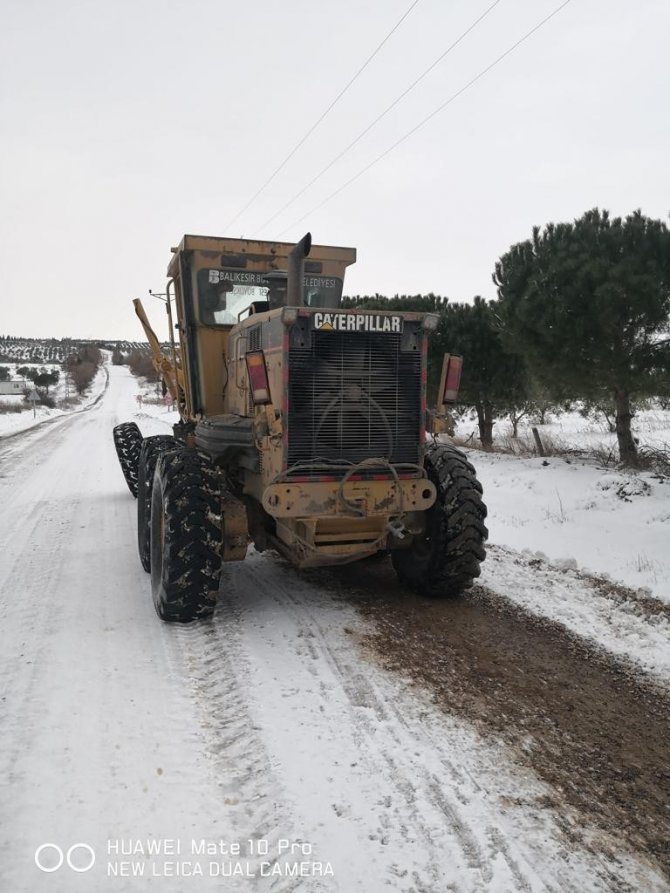 Bandırma’da kapalı yol yok