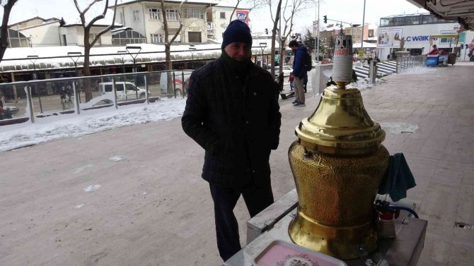 Beyaza bürünen Isparta havadan görüntülendi