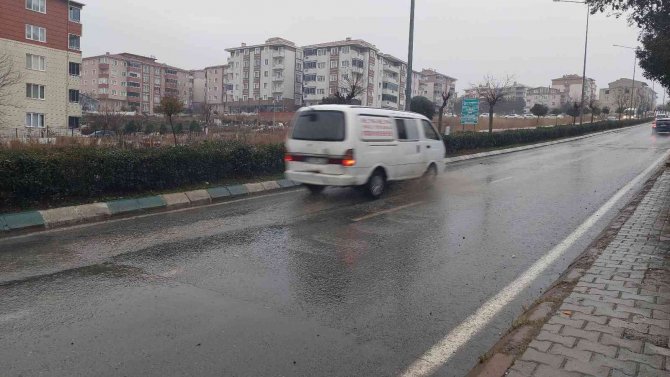 Tekirdağ’da sağanak yağış